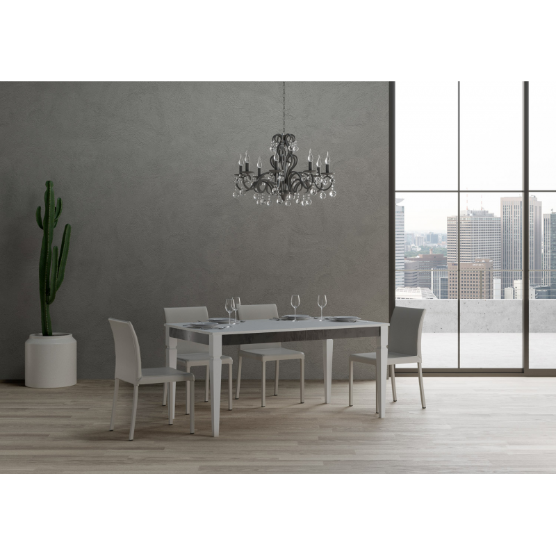 Tavolo allungabile 90x160/264 cm Impero Iron telaio Grigio