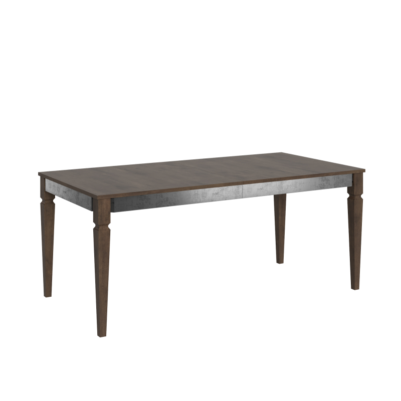Tavolo allungabile 90x180/284 cm Impero Iron telaio Grigio