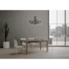 Tavolo allungabile 90x180/284 cm Impero Iron telaio Grigio