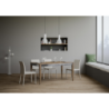 Tavolo allungabile 90x160/264 cm Sciabola Iron telaio Grigio