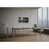 Tavolo allungabile 90x160/264 cm Sciabola Iron telaio Grigio