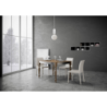 Tavolo allungabile 90x120/224 cm Romagna Iron telaio Grigio