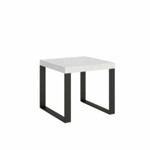 Tavolo allungabile 90x90/246 cm Tecno telaio Antracite