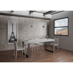 Zoom Tavolo allungabile 90x180/284 cm Tecno telaio Antracite