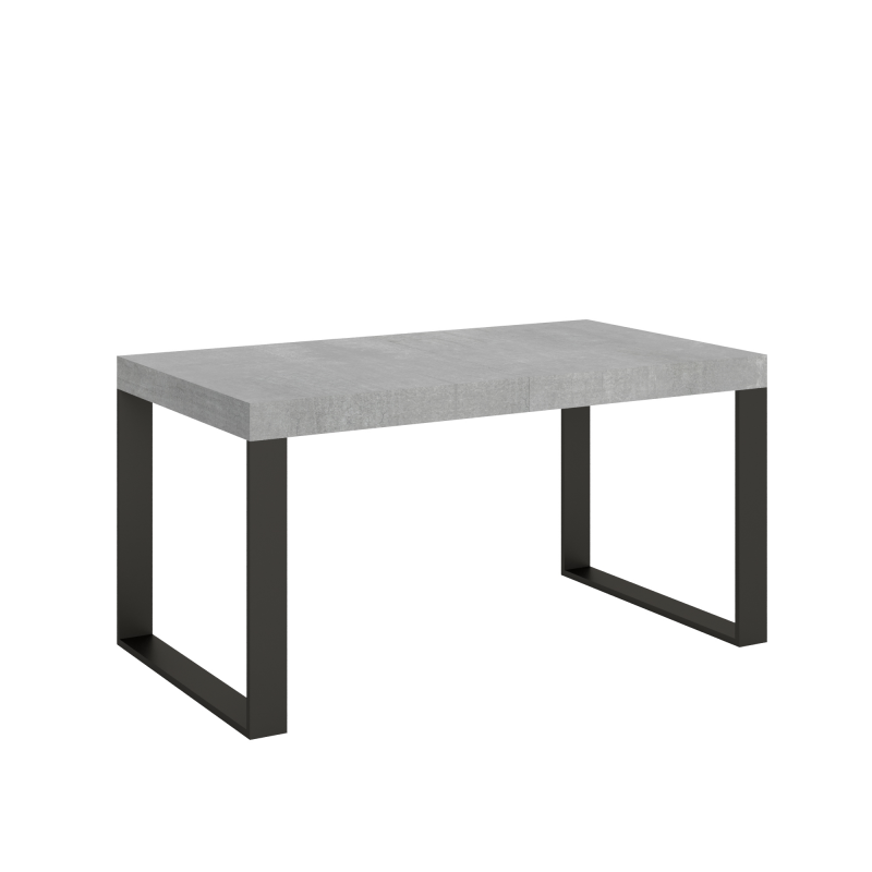 Tavolo allungabile 90x160/420 cm Tecno telaio Antracite