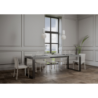 Tavolo allungabile 90x160/420 cm Tecno telaio Antracite