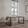 Tavolo allungabile 90x160/420 cm Tecno telaio Antracite