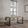 Tavolo allungabile 90x180/440 cm Tecno telaio Antracite