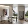Tavolo allungabile 90x120/224 cm Tecno Evolution telaio Antracite