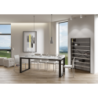Tavolo allungabile 90x120/224 cm Tecno Evolution telaio Antracite