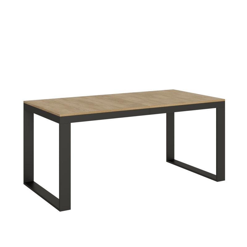 Tavolo allungabile 90x180/440 cm Tecno Evolution telaio Antracite