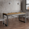 Tavolo allungabile 90x180/440 cm Tecno Evolution telaio Antracite
