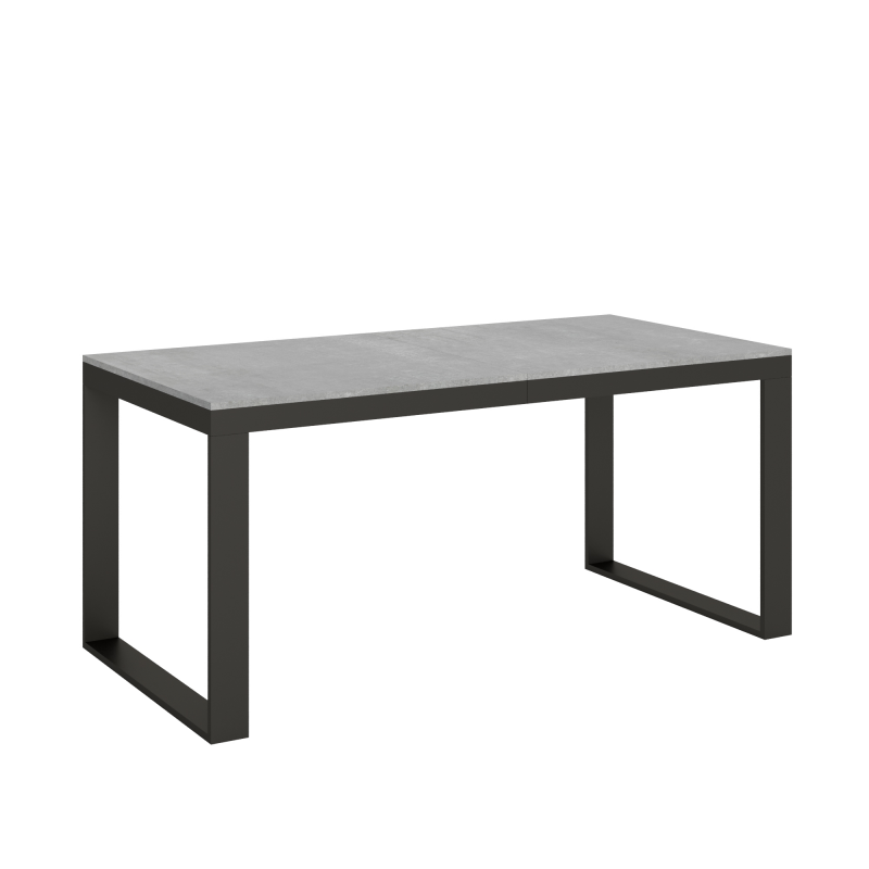 Tavolo allungabile 90x180/440 cm Tecno Evolution telaio Antracite