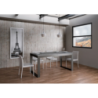 Tavolo allungabile 90x180/440 cm Tecno Evolution telaio Antracite
