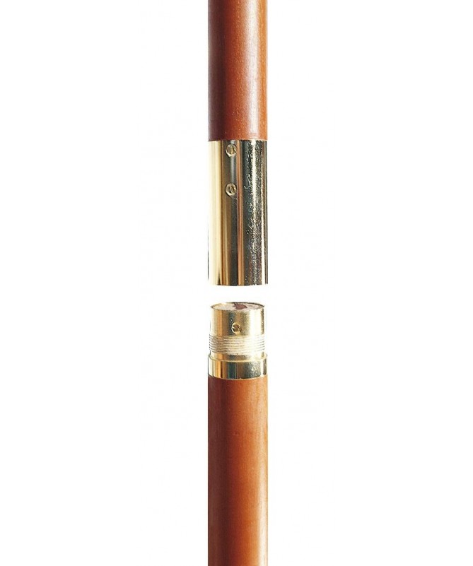 Ombrellone rettangolare MOIA 3x4m in poliestere ecrù con volante, antivento e fusto in legno teak