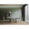 Tavolo allungabile 90x120/224 cm Traffic Evolution telaio Antracite
