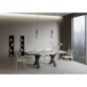Tavolo allungabile 90x120/224 cm Traffic Evolution telaio Antracite