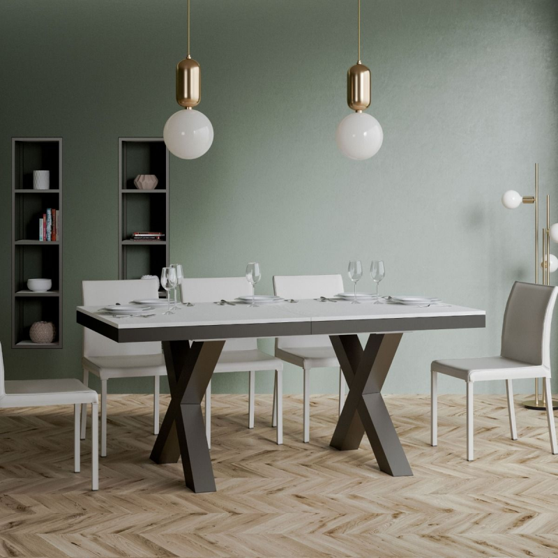 Tavolo allungabile 90x160/264 cm Traffic Evolution telaio Antracite