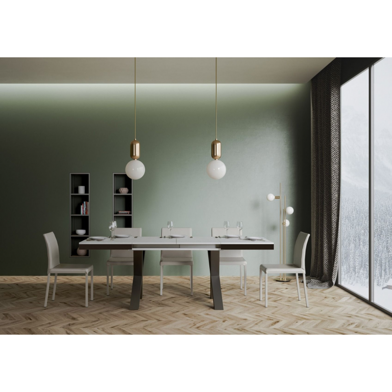 Tavolo allungabile 90x160/264 cm Traffic Evolution telaio Antracite