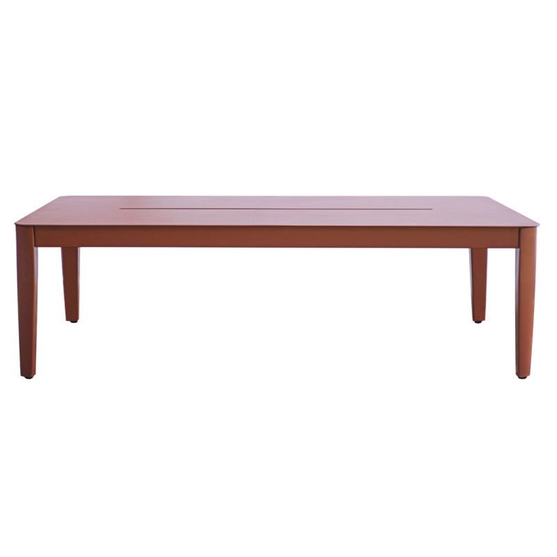Salotto Bandol alluminio rosso corda beige Moia outdoor design