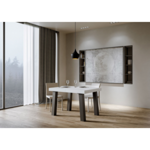 Zoom Tavolo allungabile 90x130/390 cm Bridge telaio Antracite
