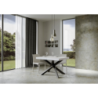 Tavolo allungabile 90x130/234 cm Volantis telaio Antracite
