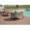 Salotto Bandol alluminio rosso corda beige Moia outdoor design