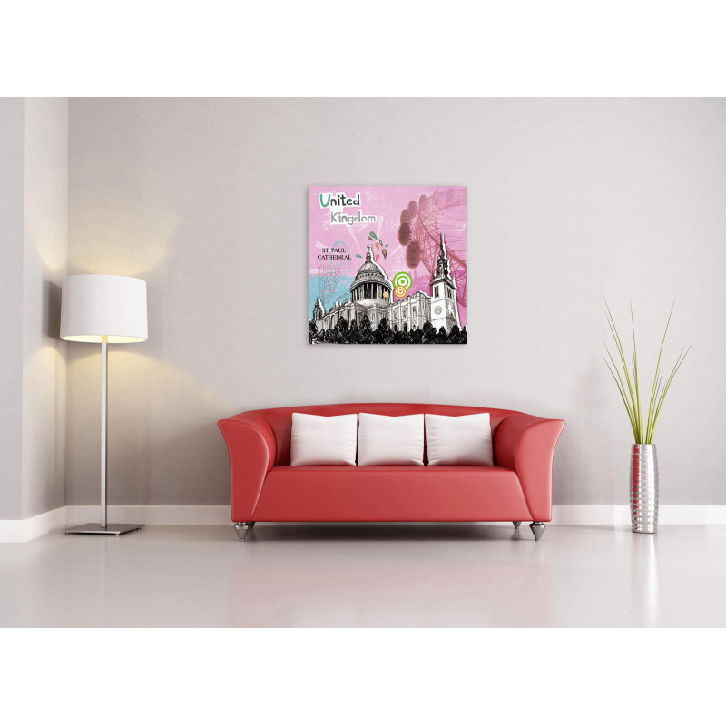Stampa su vetro 70 x 70 cm Cod 1047/a 1cm X 70cm H 70cm Stones