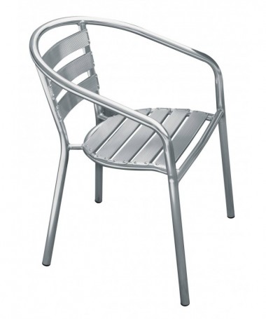 Set di due sedie Contract MOIA in alluminio