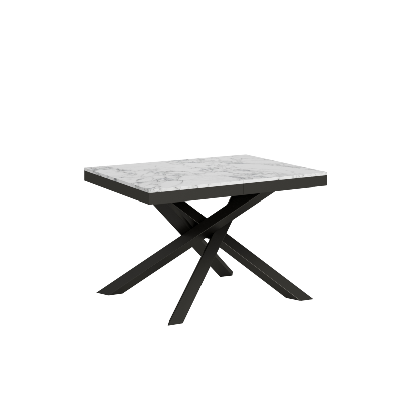 Tavolo allungabile 90x120/380 cm Volantis Evolution telaio Antracite