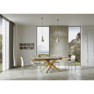 Zoom Tavolo allungabile 90x120/224 cm Volantis Evolution telaio Oro