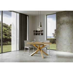 Tavolo allungabile 90x120/380 cm Volantis Evolution telaio Oro