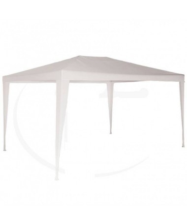 Gazebo tubolare con telo bianco - 200 x 200 cm