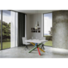 Tavolo allungabile 80x120/204 cm Volantis telaio gambe 4 colori (B)