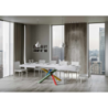 Tavolo allungabile 80x120/204 cm Volantis telaio gambe 4 colori (B)