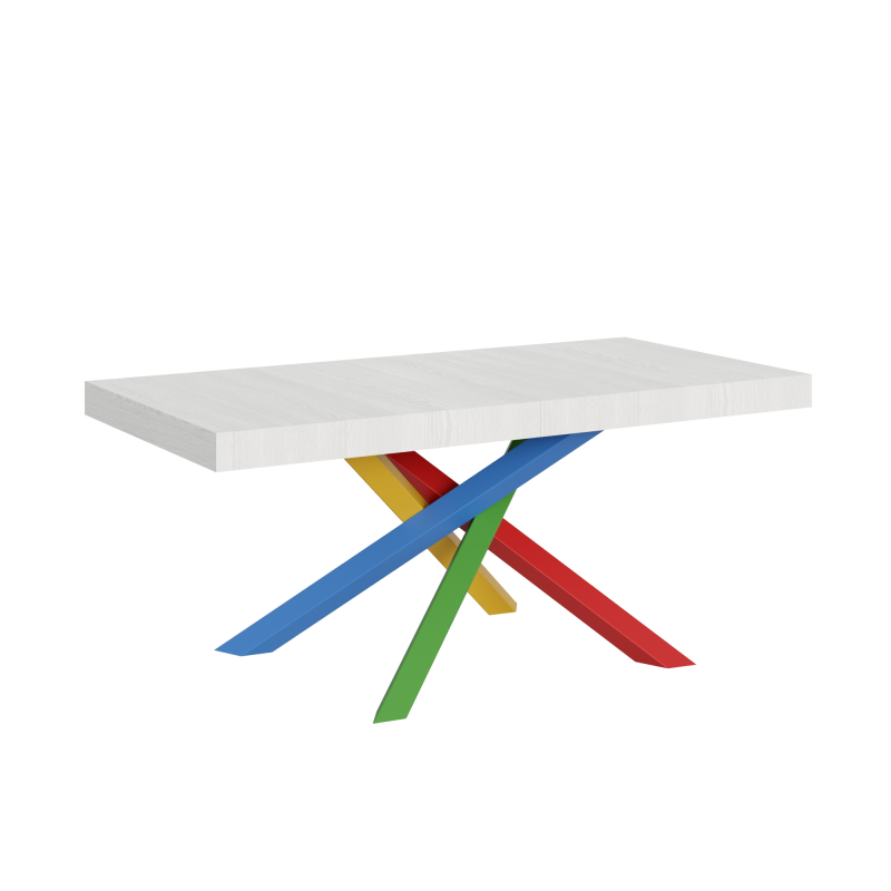 Tavolo allungabile 90x180/284 cm Volantis telaio gambe 4 colori (B)