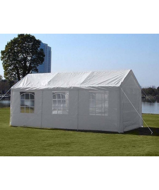 GAZEBO PER AUTO 4X8M IN FERRO TUBOL. 38/38/38X0,8