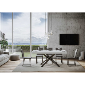 Zoom Tavolo allungabile 90x180/440 cm Famas telaio Antracite