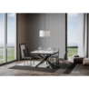 Tavolo allungabile 90x120/224 cm Famas Evolution telaio Antracite
