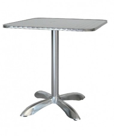 TAVOLO TOLEDO CM 80*80 ALLUMINIO