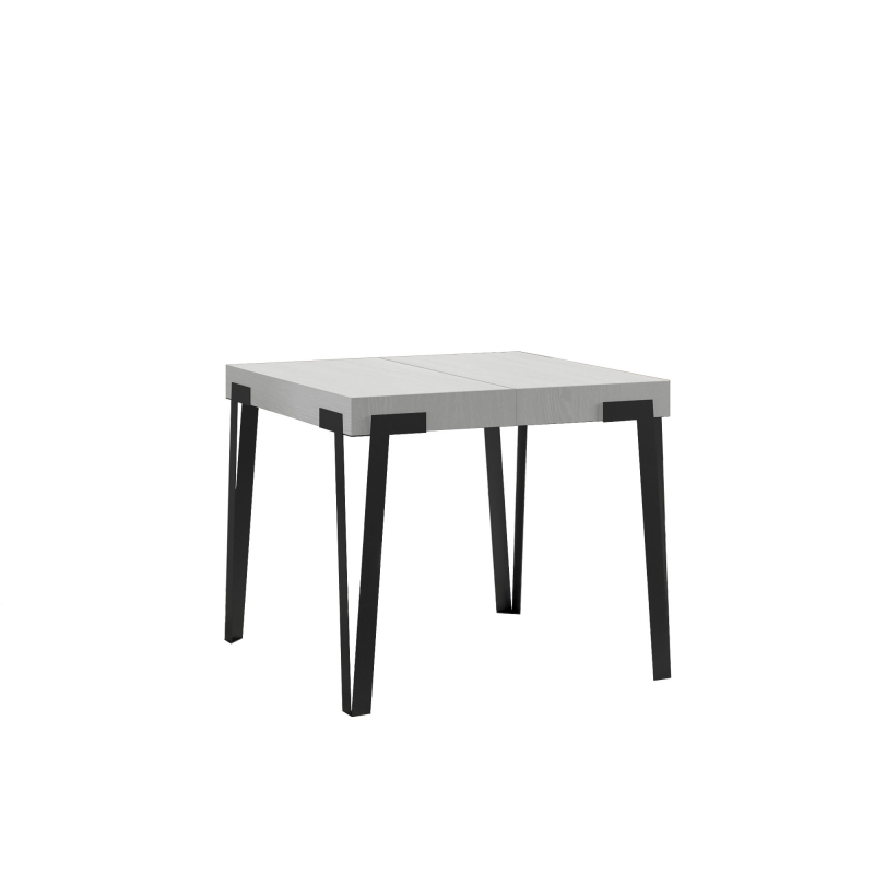 Tavolo allungabile 90x90/246 cm Rio telaio Antracite