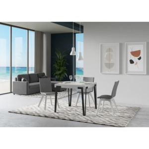 Zoom Tavolo allungabile 90x90/246 cm Rio telaio Antracite