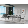 Tavolo allungabile 90x90/246 cm Rio telaio Antracite