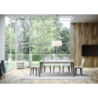 Tavolo allungabile 90x180/284 cm Rio telaio Antracite