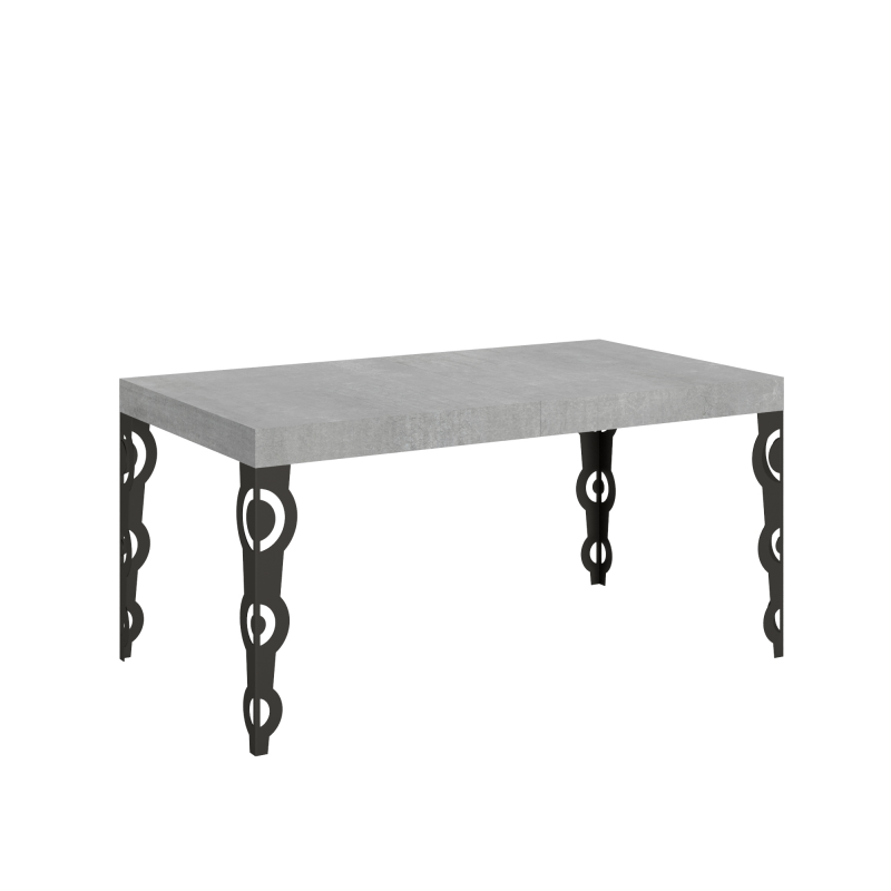 Tavolo allungabile 90x160/420 cm Karamay telaio Antracite
