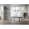 Tavolo allungabile 90x160/420 cm Karamay telaio Antracite