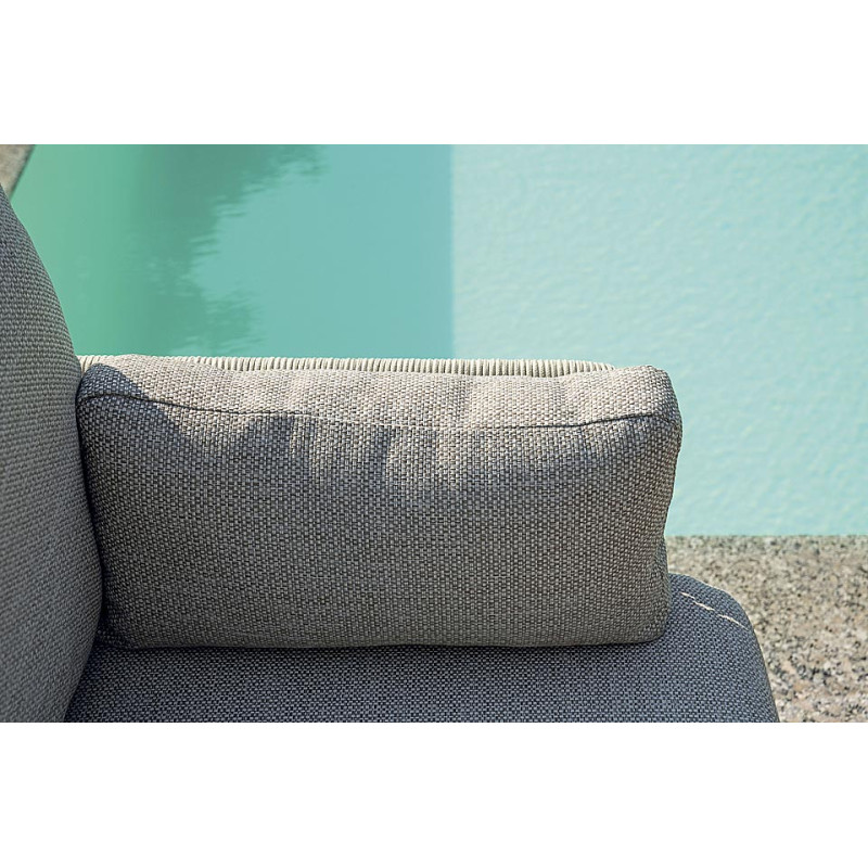 Salotto Bandol In Alluminio Bianco + Corda Beige Moia