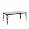 Tavolo allungabile 90x180/440 cm Karamay Evolution telaio Antracite