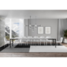 Tavolo allungabile 90x180/440 cm Karamay Evolution telaio Antracite