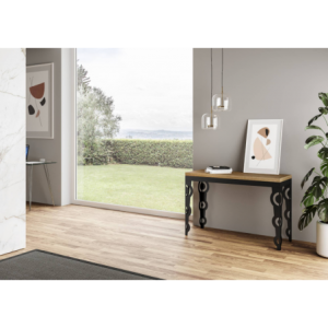 Zoom Tavolo apribile 120/200x45/90 cm Karamay Double telaio Antracite